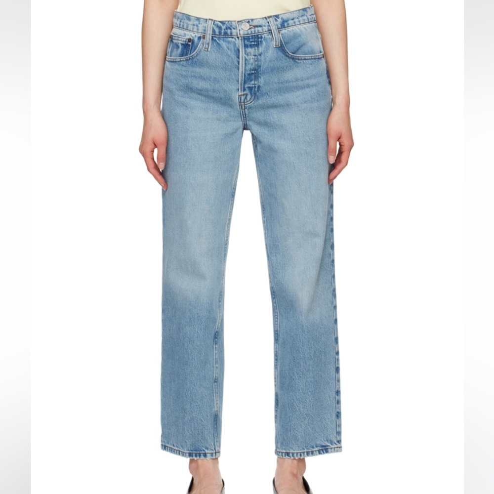 Frame Denim Slouchy Straight Leg Jeans